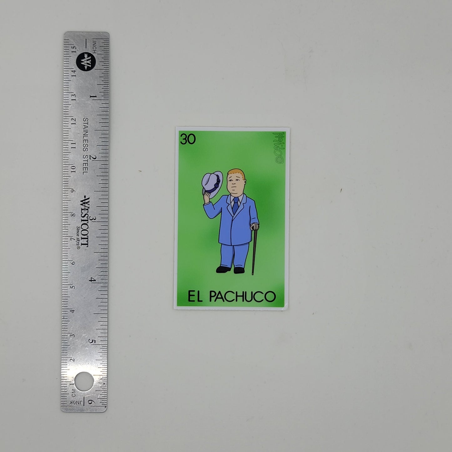 El Pachuco. Nawlins Bobby Sticker