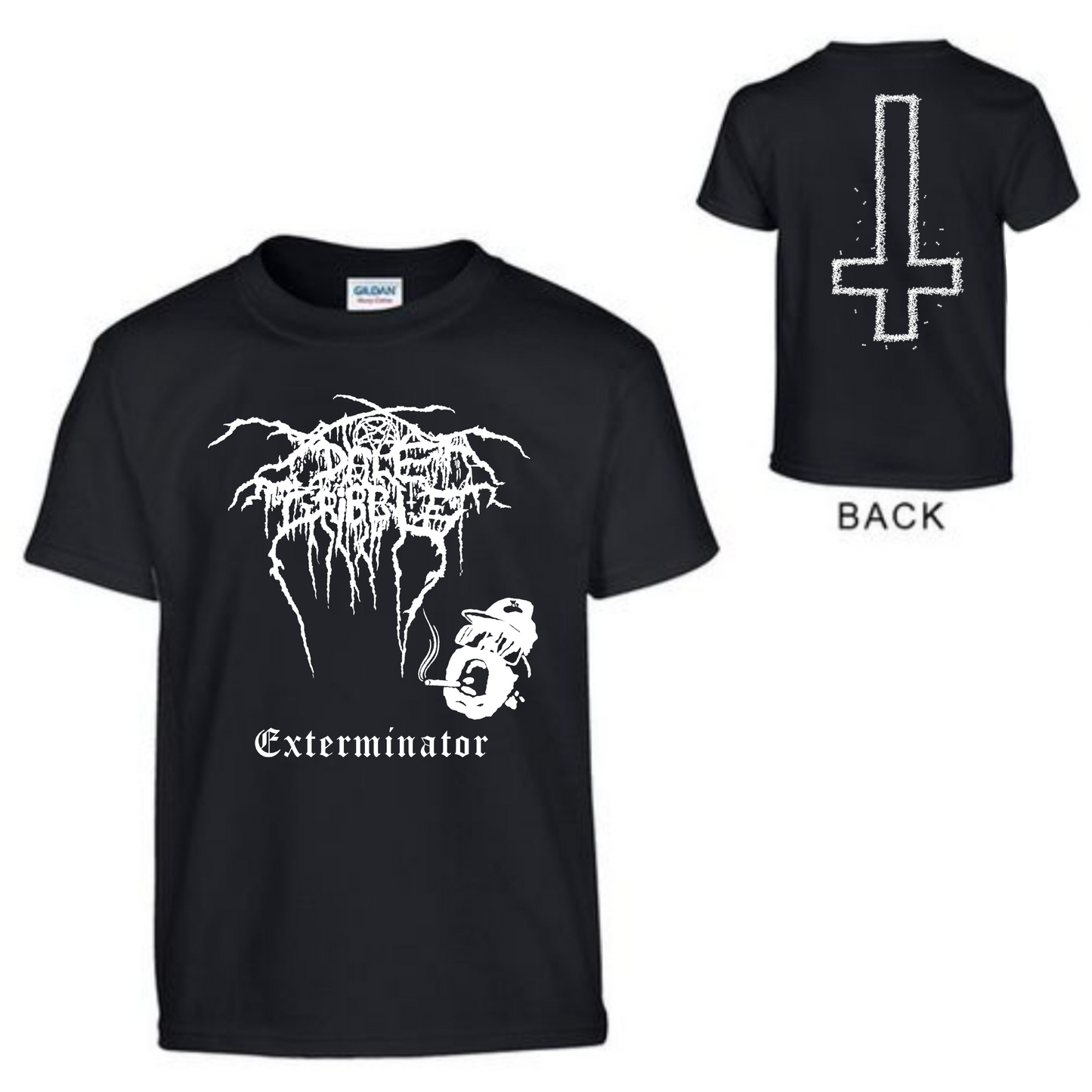Black Metal Gribble EXTERMINATOR shirt