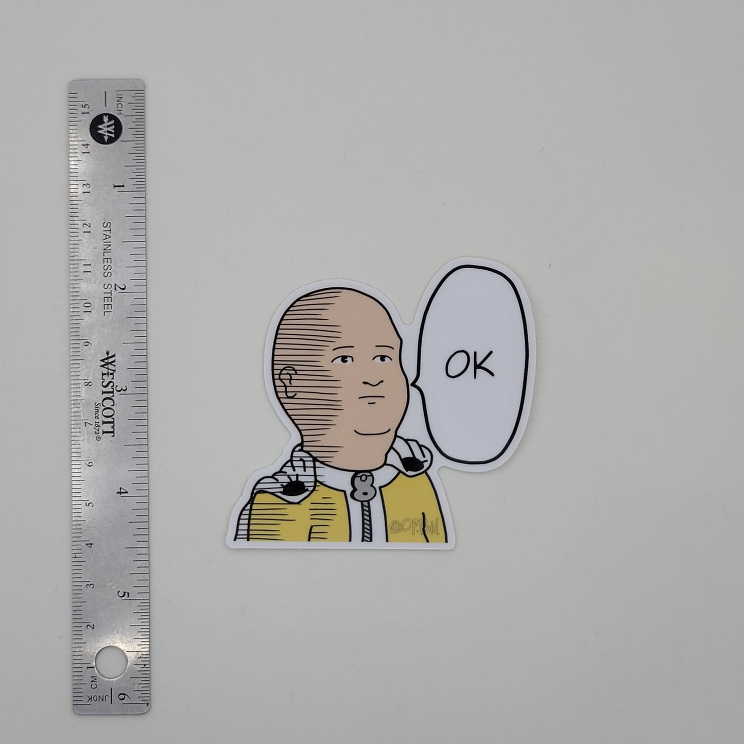 One Punch Bobby Sticker