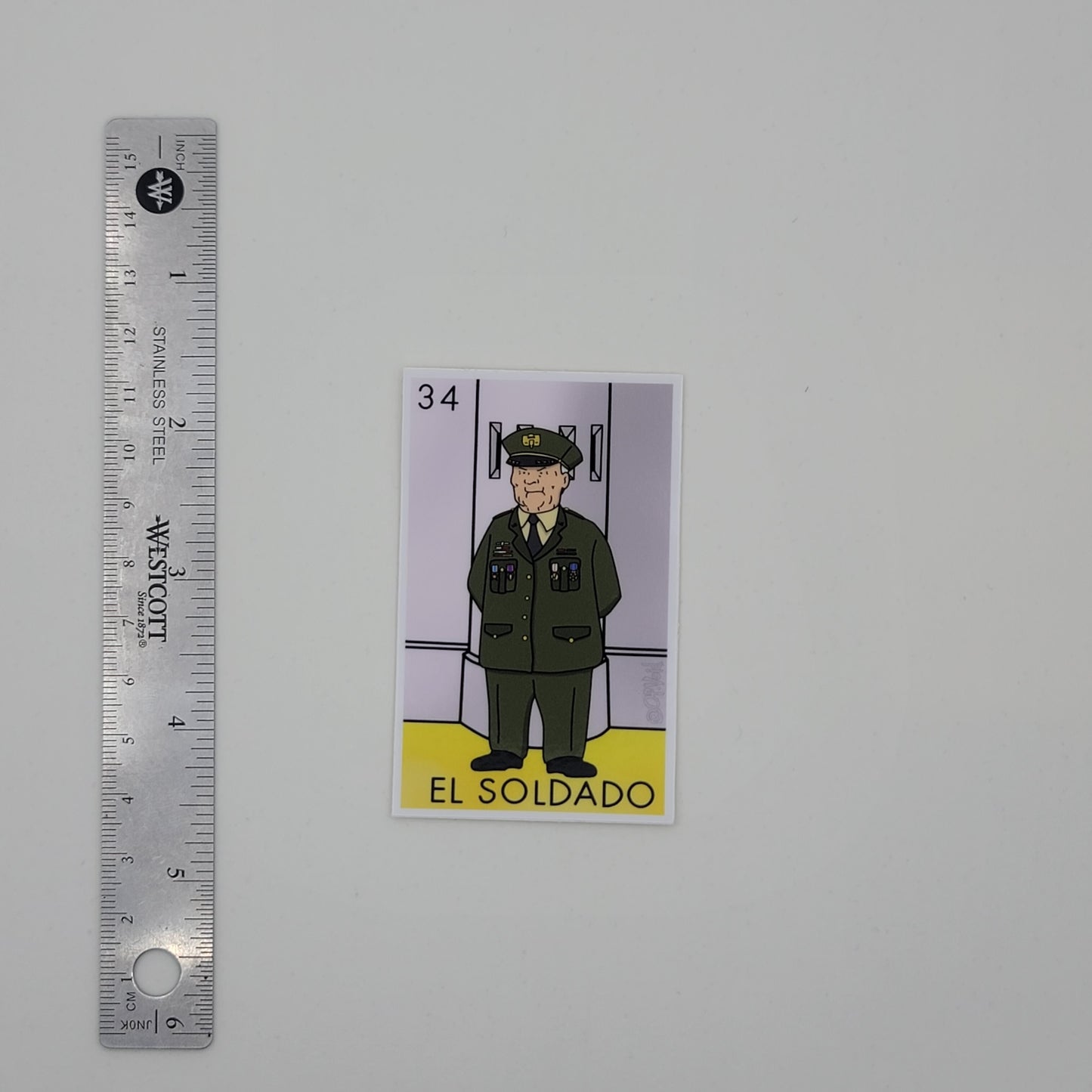 El Soldado, Cotton Sticker