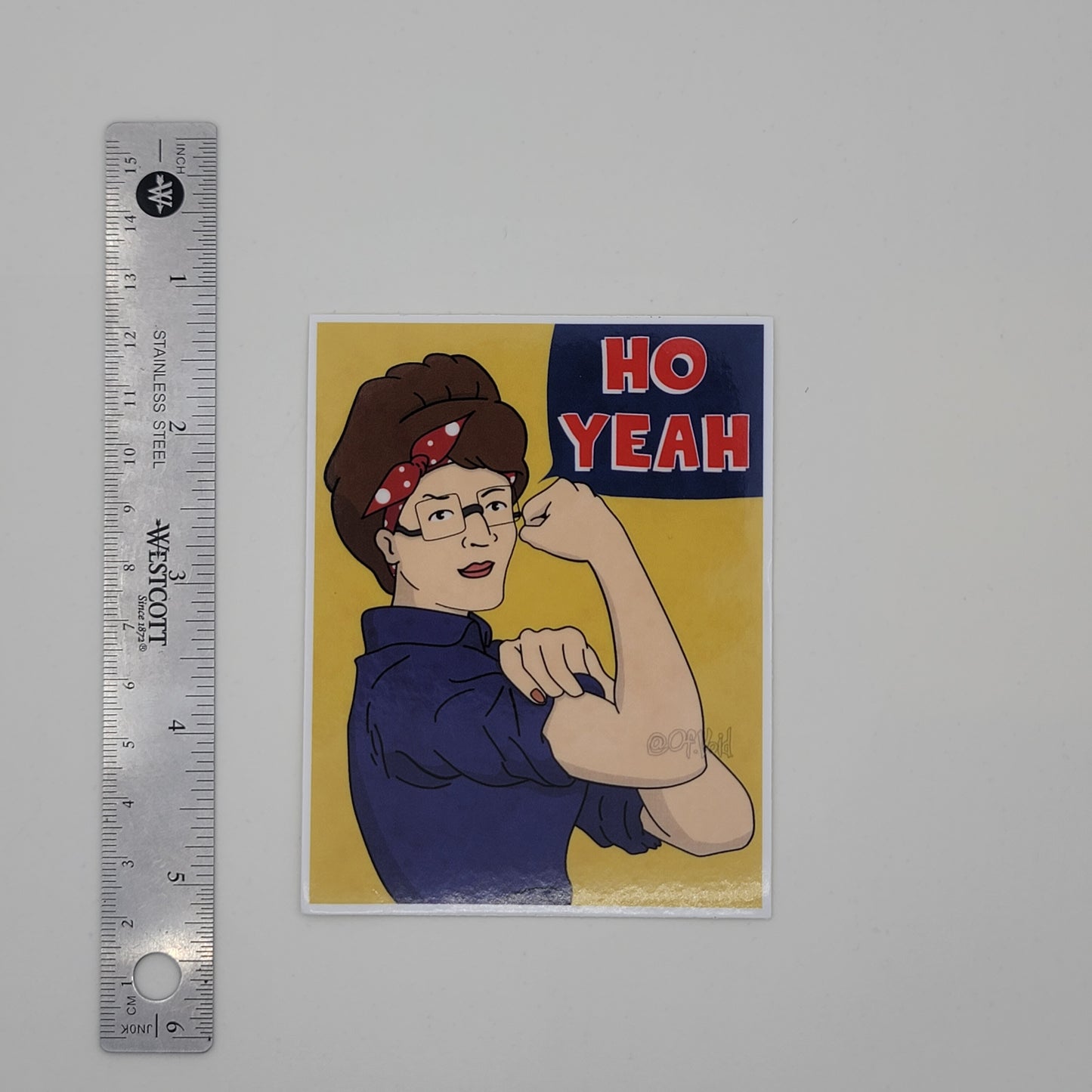 Peggy the Riveter Sticker