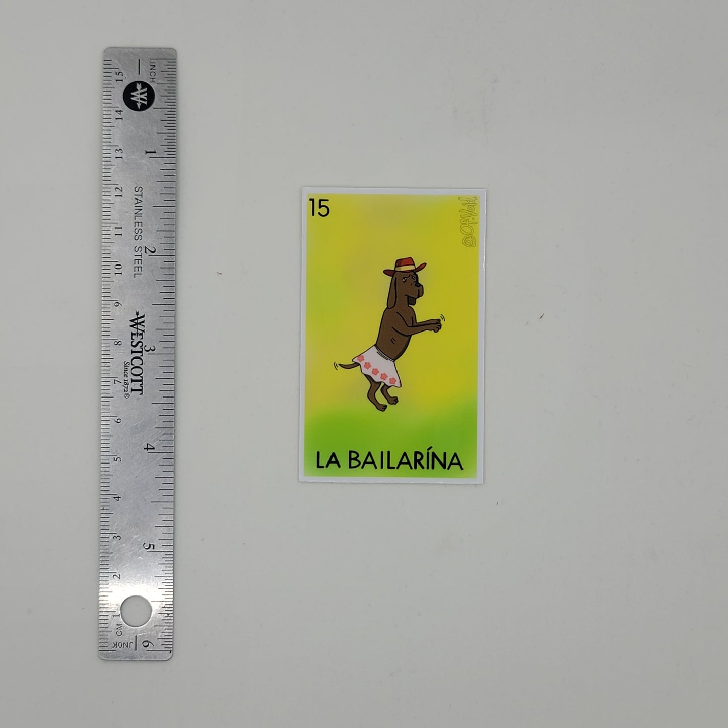 La Bailarina, Dancing Ladybird Sticker