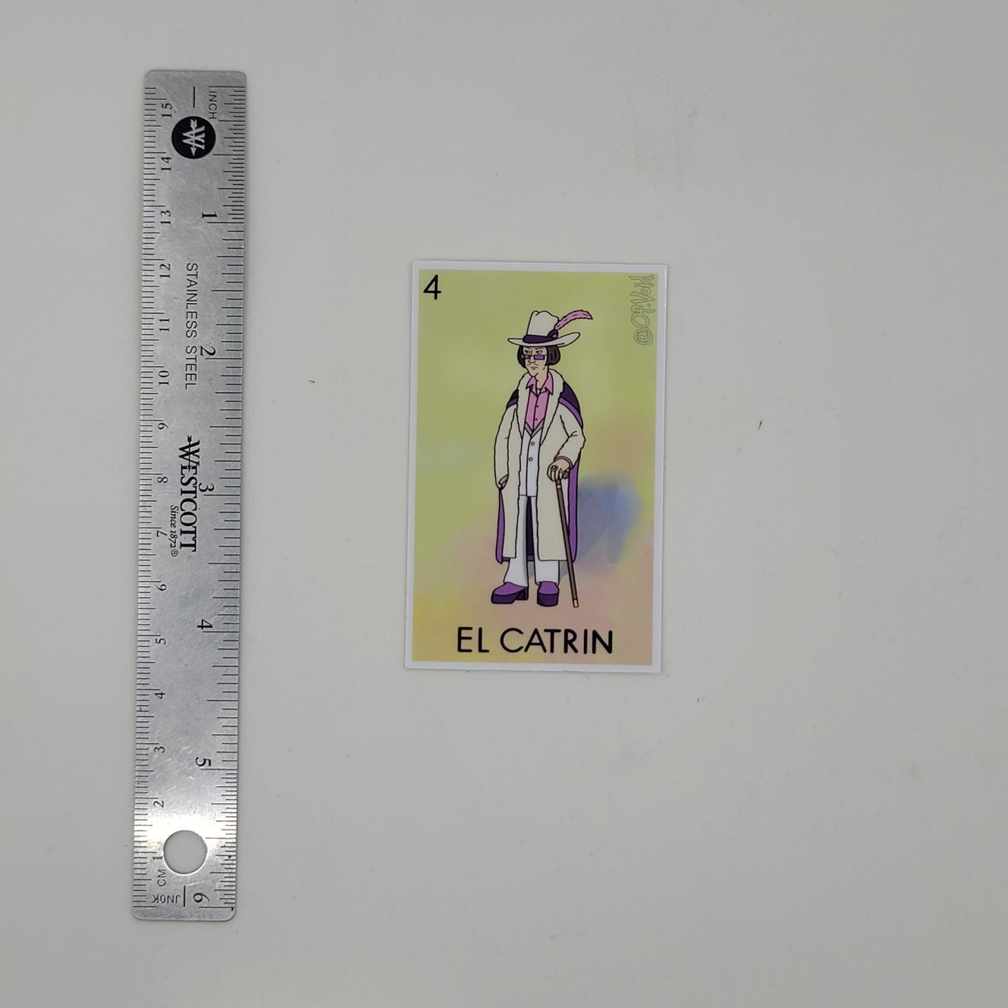 El Catrin, Alabaster Jones Sticker