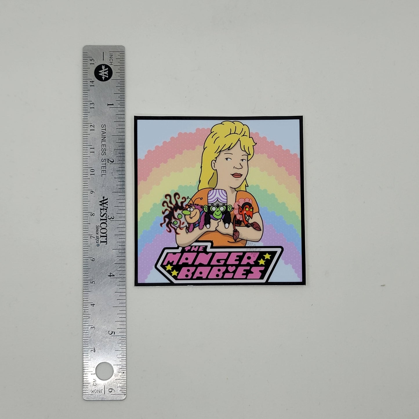 Power Puff Manger Babies Sticker