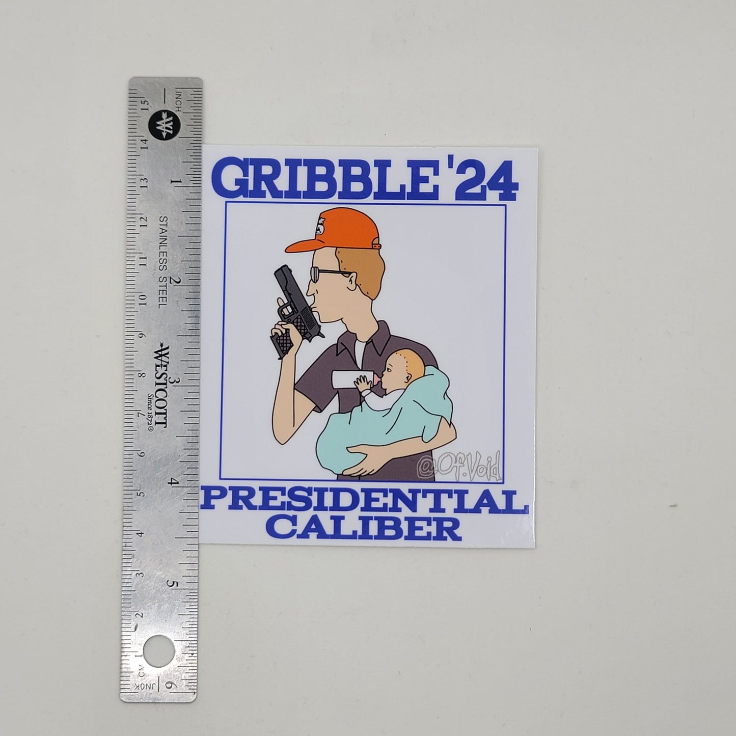 Gribble '24 Presidential Caliber Sticker