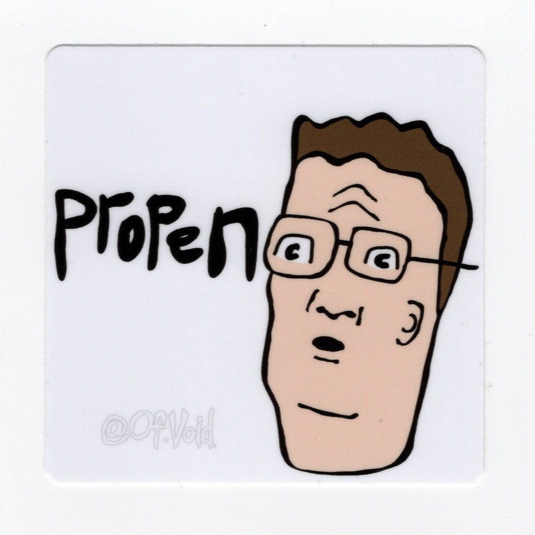 Derp Hank Sticker