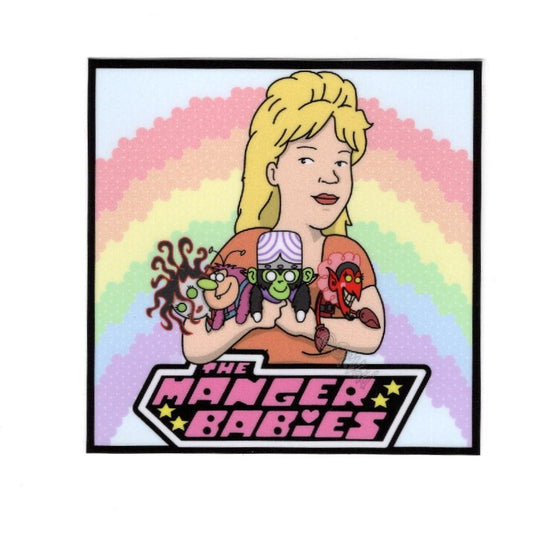 Power Puff Manger Babies Sticker