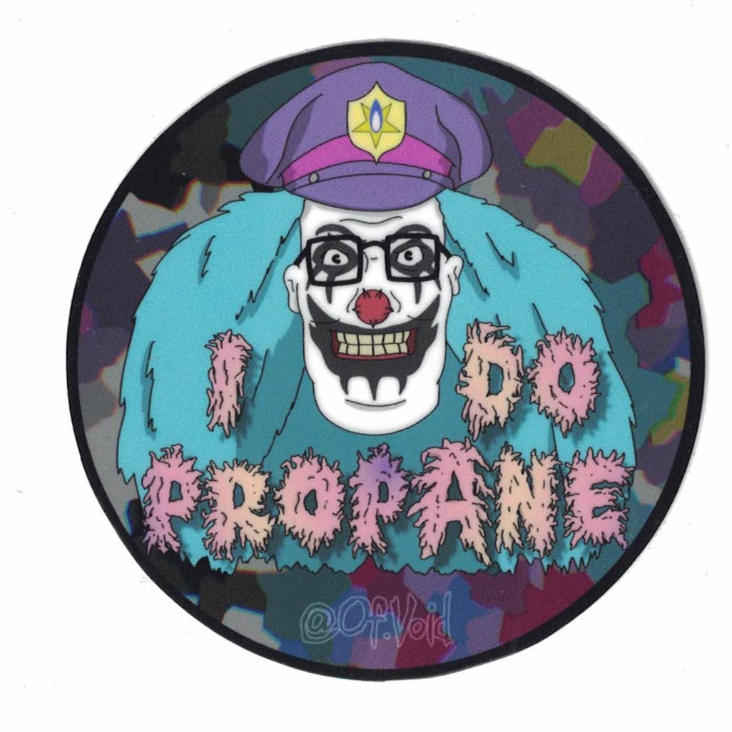 Dr. Hankso, the Propane Clown Sticker