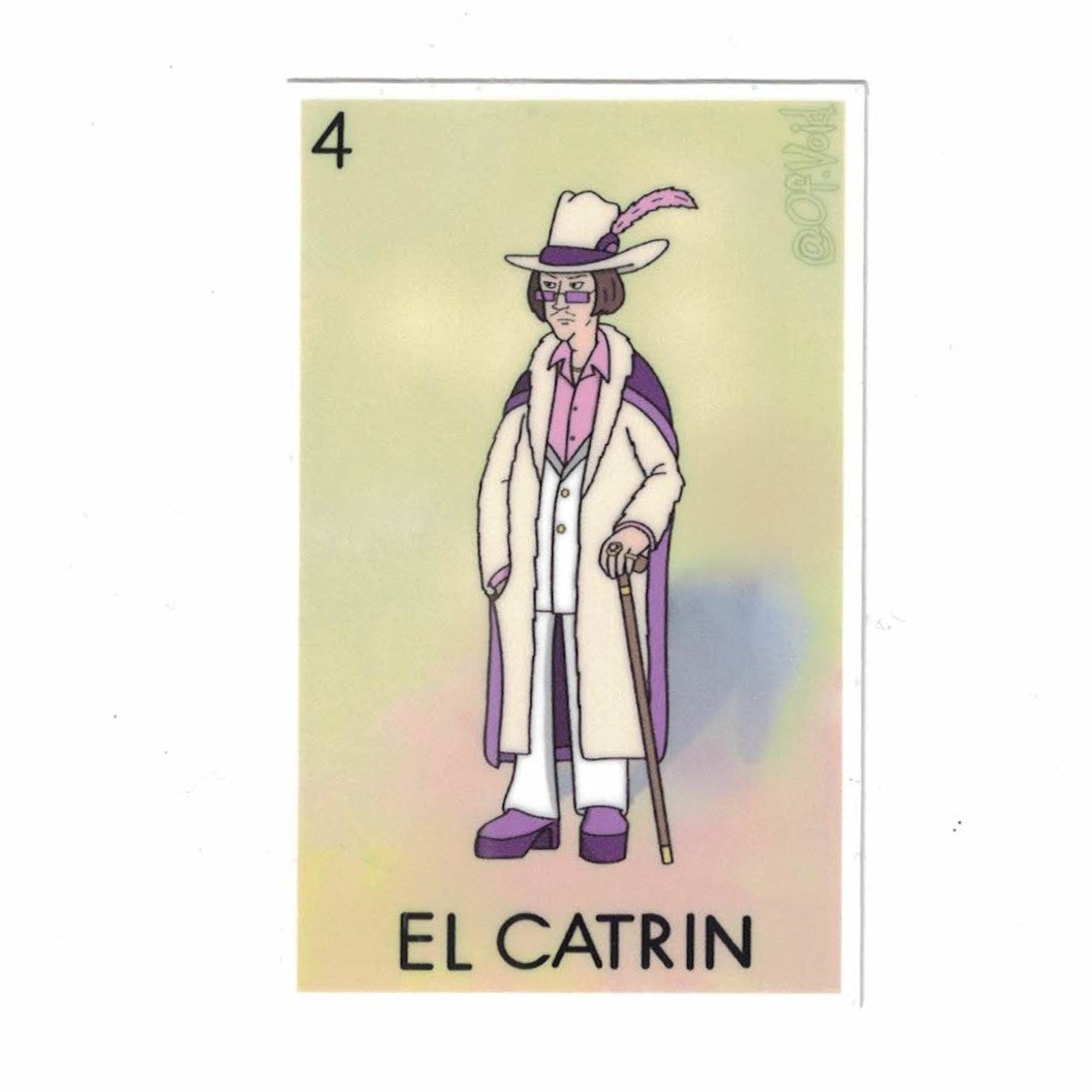 El Catrin, Alabaster Jones Sticker