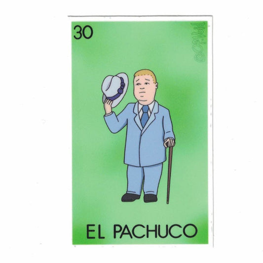 El Pachuco. Nawlins Bobby Sticker