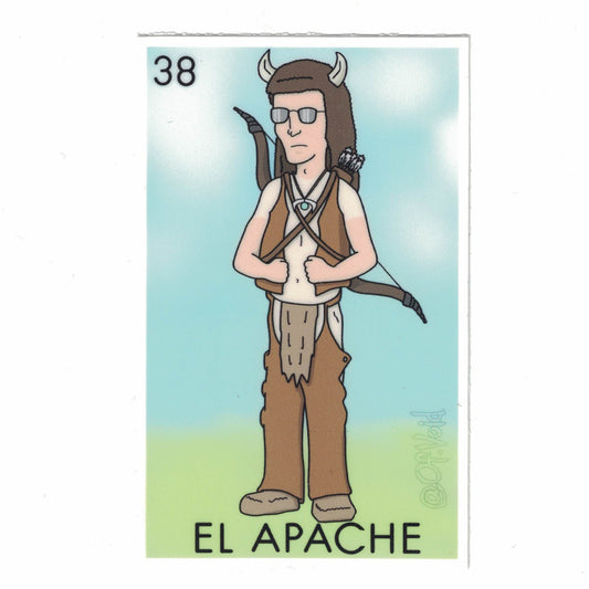 El Apache, The Albino Buffalo Sticker