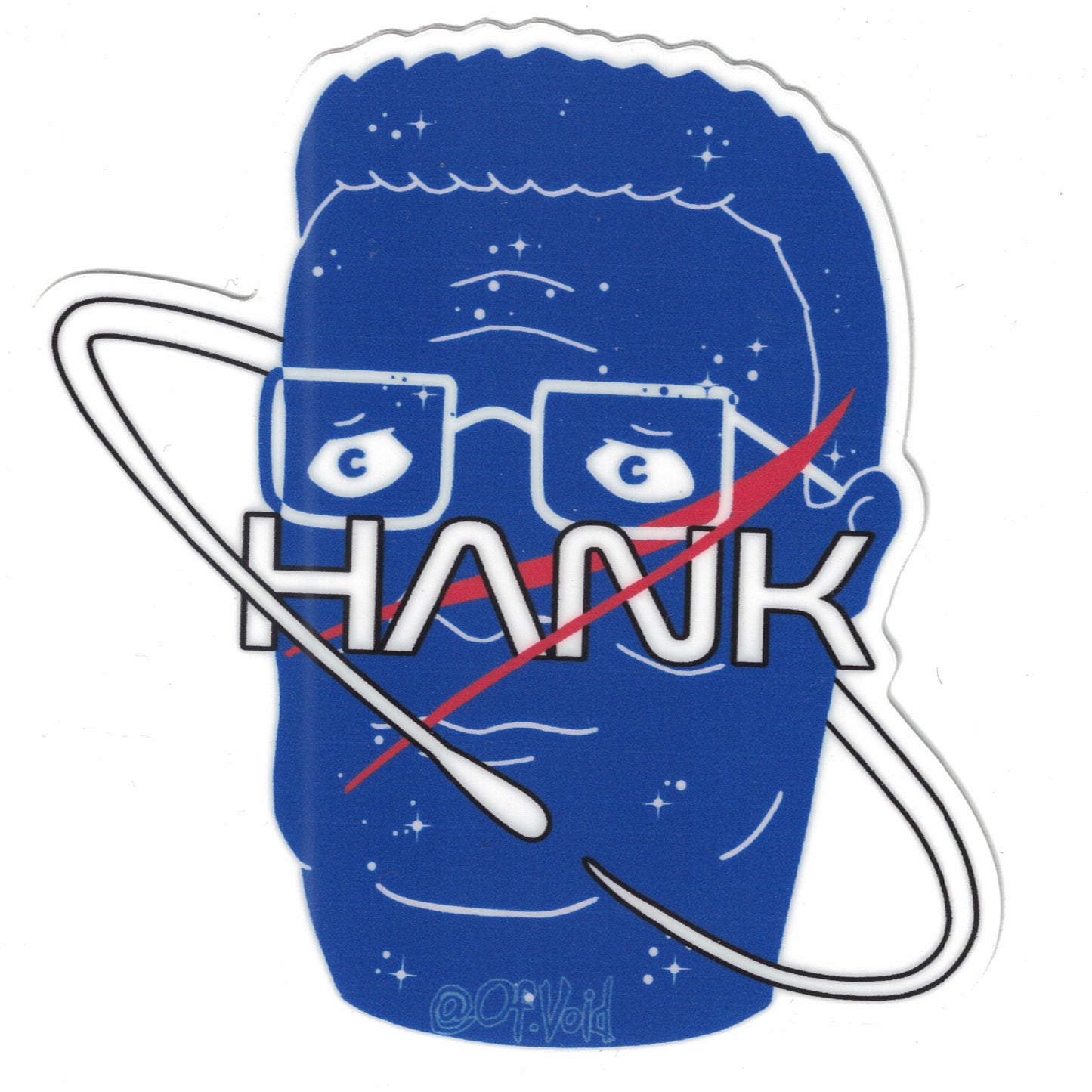 Astro Hank Sticker